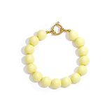 Bracelet with medium beads and front clasp-12mm