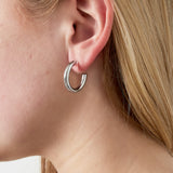 Luminous Hoop Clip Earrings