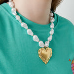 Pearl love Necklace