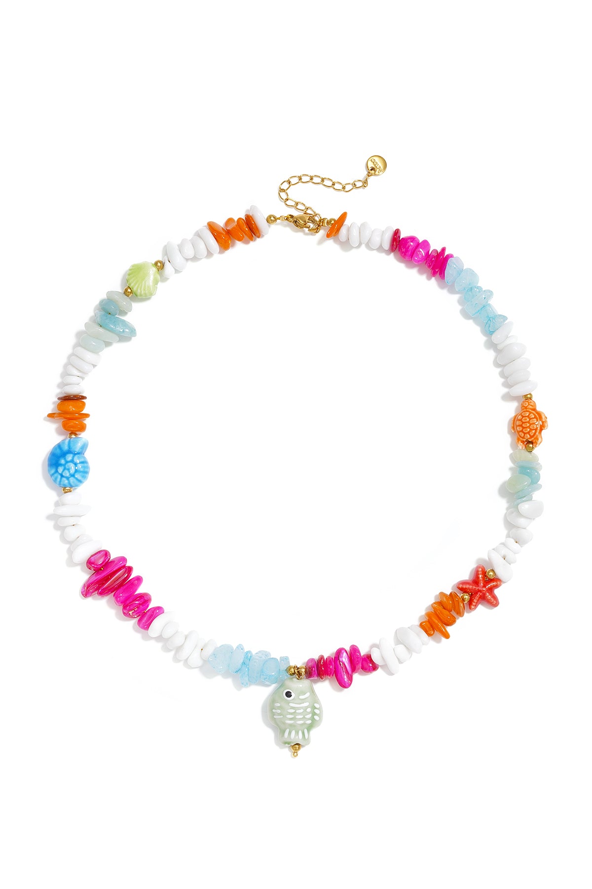 Ceramics Beaded Necklaces Fish Casual Daily Romantic Series Women's jewelry