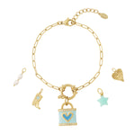 Blue love DIY bracelet