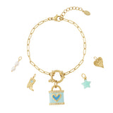Blue love DIY bracelet