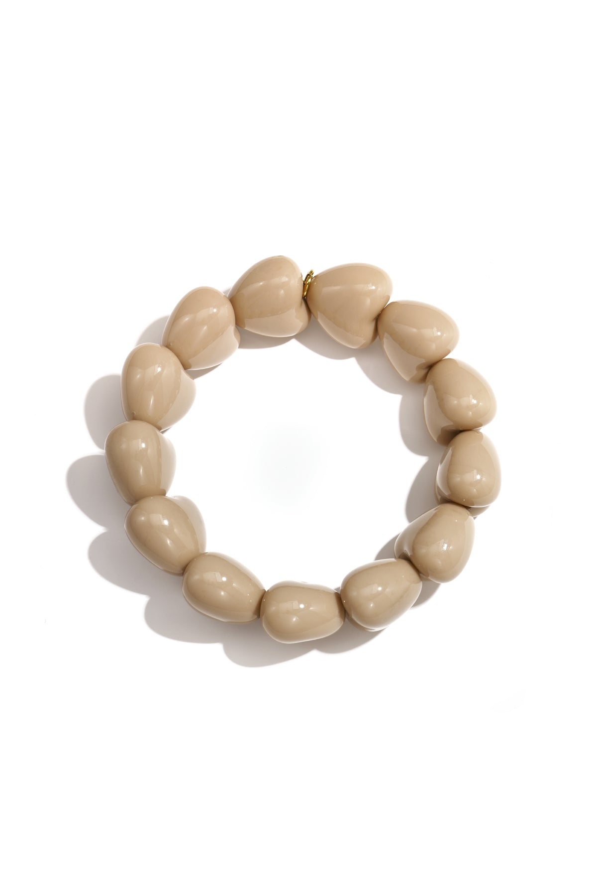 13-Bead Small Heart Bracelet