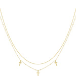   Layered Necklaces Cross Casual Daily Simple Series Women's jewelry