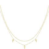  Layered Necklaces Cross Casual Daily Simple Series Women's jewelry