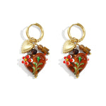 Stainless Steel Drop Earrings Heart Casual Daily Simple Series Women's jewelry