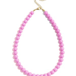 Necklace with medium beads-10mm