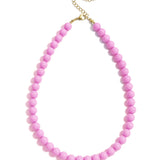 Necklace with medium beads-10mm