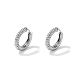 Stainless Steel Hoop Earrings Circle Simple Daily Simple Series Women's jewelry
