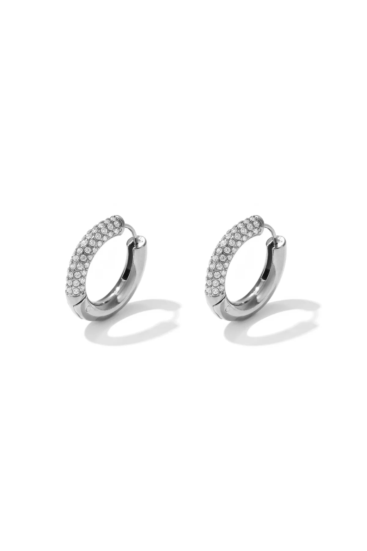 Stainless Steel Hoop Earrings Circle Simple Daily Simple Series Women's jewelry