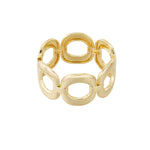 Open oval bangle