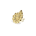 Spiral shell statement ring