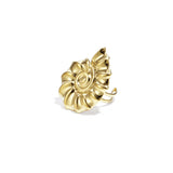 Spiral shell statement ring