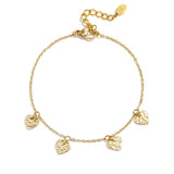 Stainless Steel Charm Bracelets Heart Casual Daily Simple Series Women's jewelry