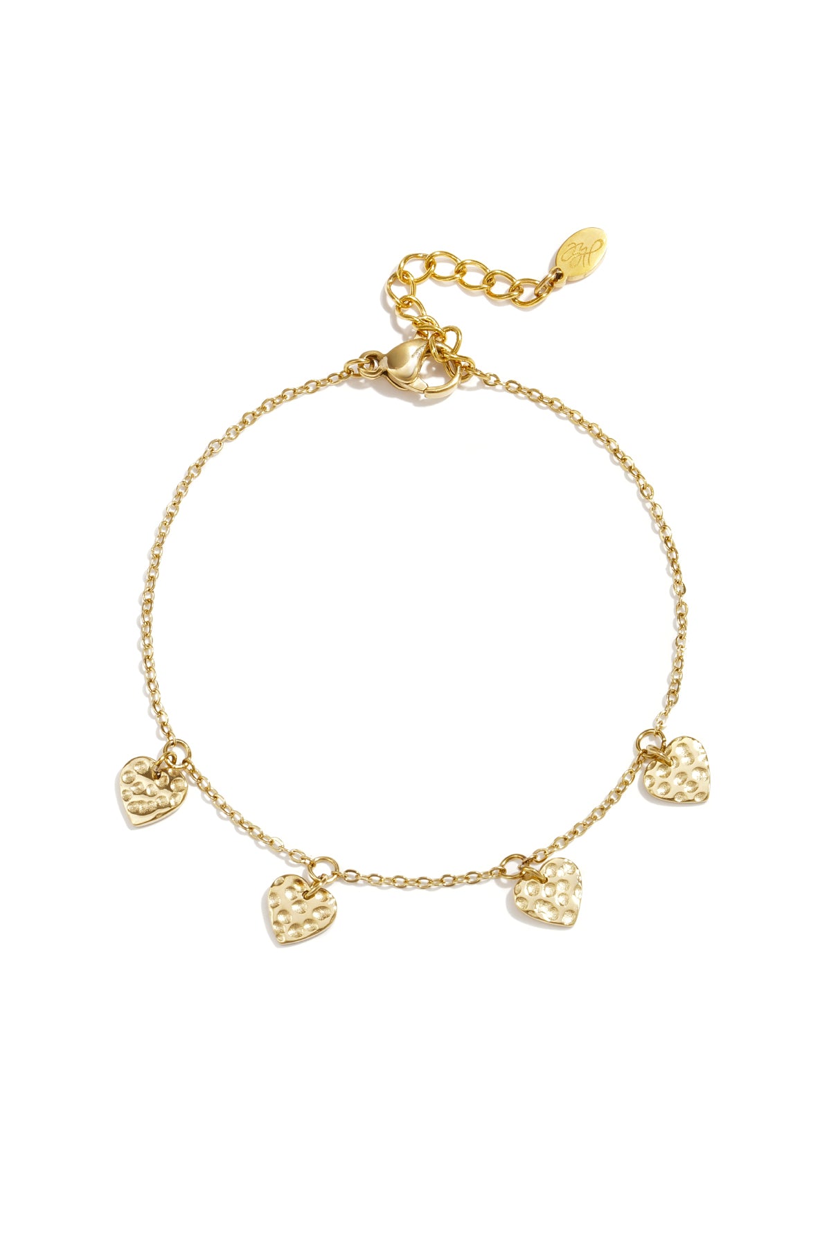Stainless Steel Charm Bracelets Heart Casual Daily Simple Series Women's jewelry