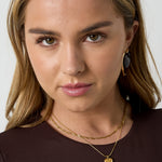 Layered necklace with heart charm