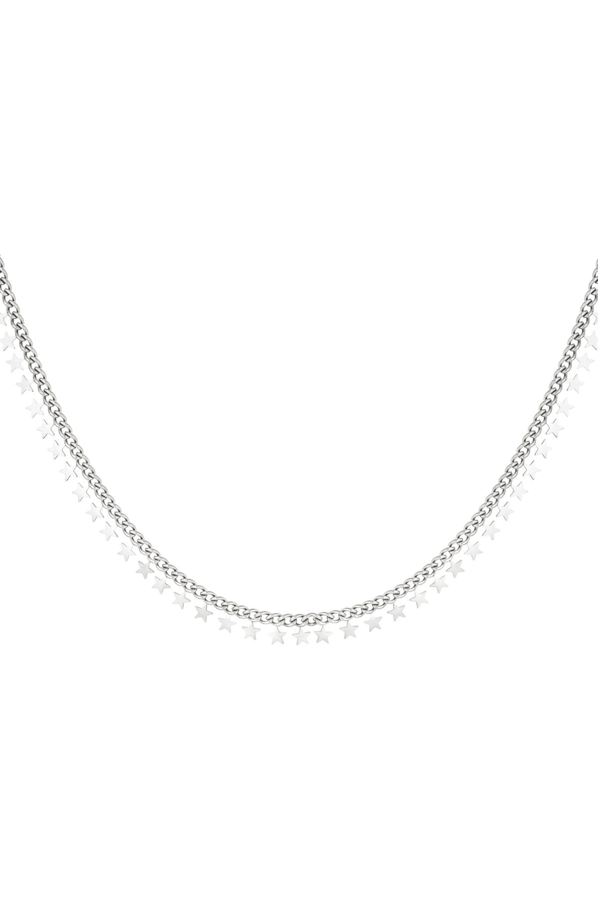 stainless steel necklace stars 