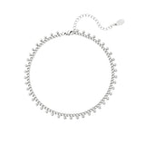 stainless steel anklet dots 