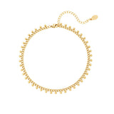 stainless steel anklet dots 