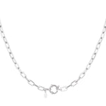 necklace basic links round closure