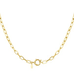 necklace basic links round closure