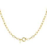 necklace basic links round closure