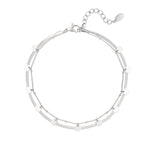 anklet double layer circles