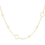 necklace different clovers