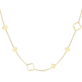 necklace different clovers