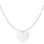 long necklace big heart