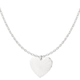 long necklace big heart