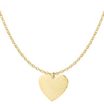 long necklace big heart