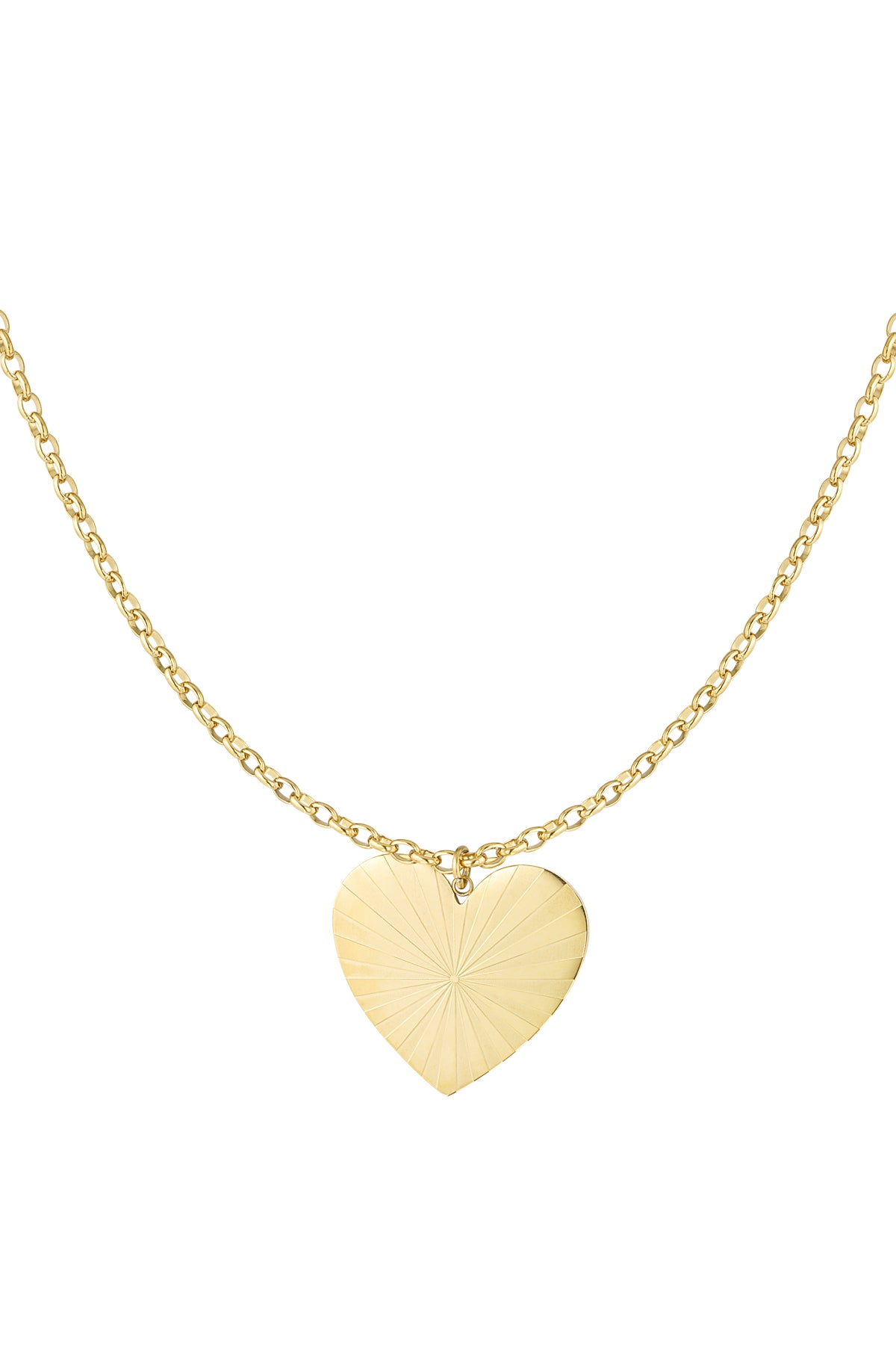 long necklace big heart