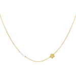flower pearl necklace