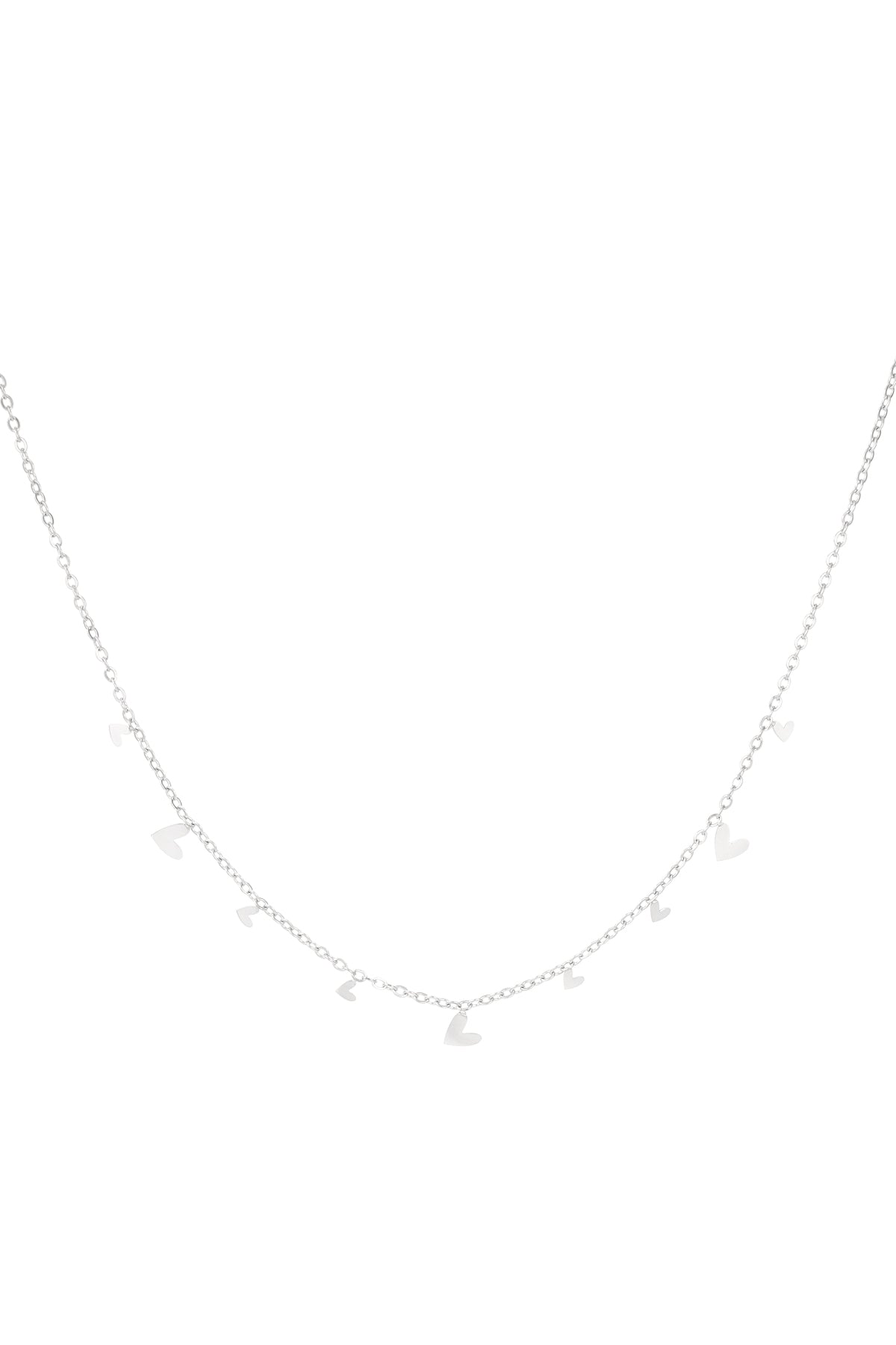 necklace all over hearts