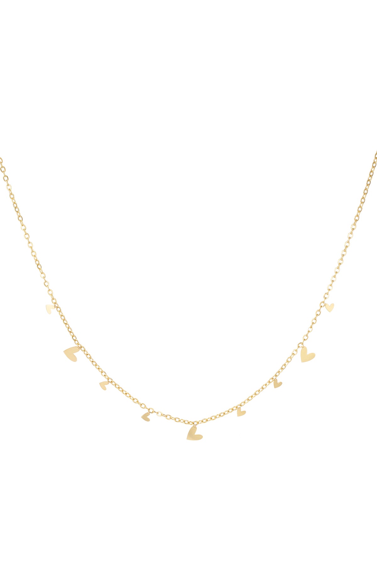 necklace all over hearts