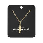 fish charm necklace
