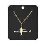 fish charm necklace