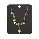 sparkling love necklace