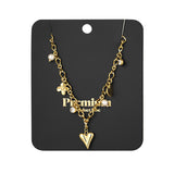 sparkling love necklace