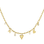 sparkling love necklace