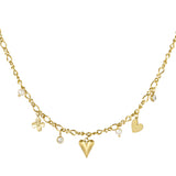 sparkling love necklace
