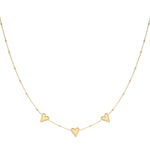 triple love necklace