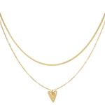 heartfelt layers necklace