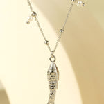 basic necklace with fish