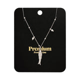 basic necklace with fish