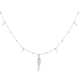 basic necklace with fish