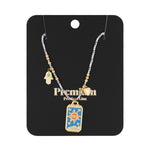 aurora necklace - blue &