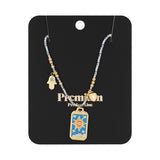 aurora necklace - blue &