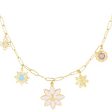 charm necklace bloom & blink